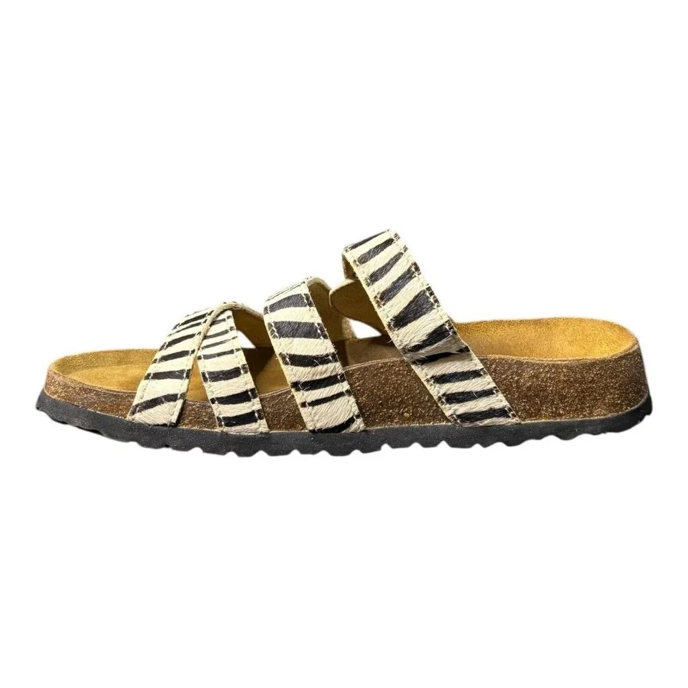 Birkenstock Zebra Print Sandals - Picture 6 of 10